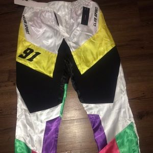 color block windbreaker jogger pant